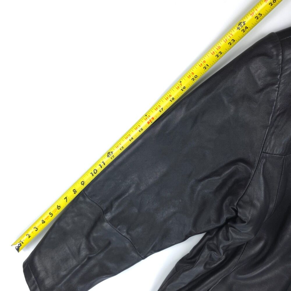 VINTAGE Wilsons Leather Button Down Jacket Minima… - image 5